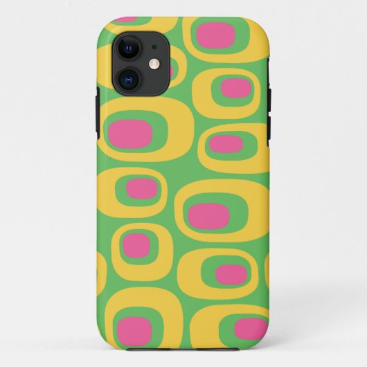 Mid-Century modern Abstract patroon Case-Mate iPhone Case (Achterkant)