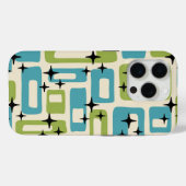 Mid Century Modern Abstract Patroon Case-Mate iPhone Case (Achterkant (horizontaal))