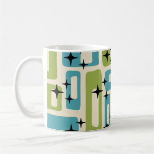 Mid Century Modern Abstract Patroon Koffiemok