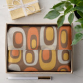 Mid-Century modern Abstract patroon Tissuepapier (Geschenk)