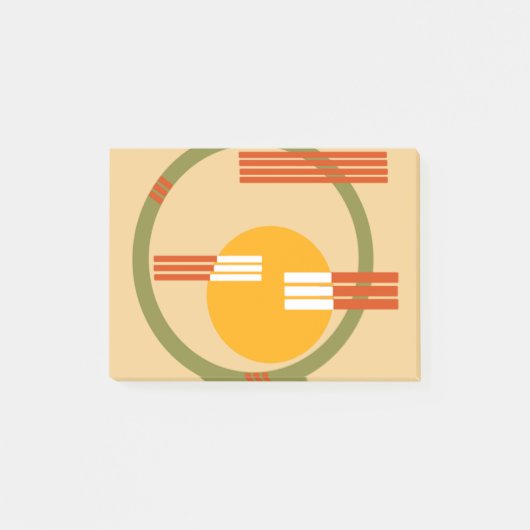Mid-Century Modern Abstract Post-it® Notes (Voorkant)