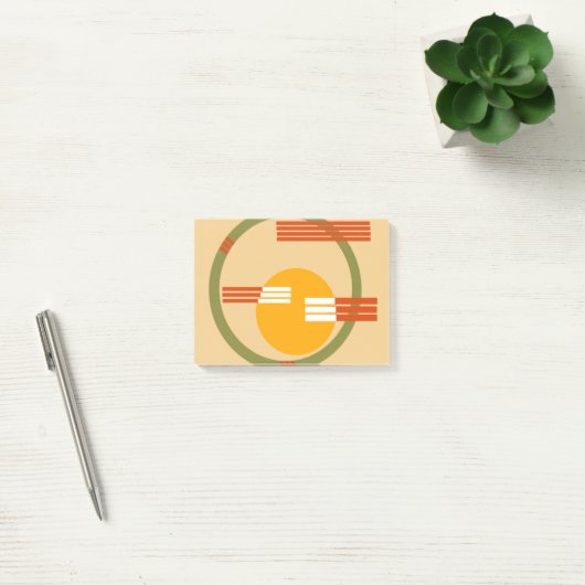 Mid-Century Modern Abstract Post-it® Notes (Kantoor)