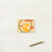 Mid-Century Modern Abstract Post-it® Notes (Op bureau)