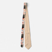 Mid-Century Modern Abstract Stropdas (Achterkant)