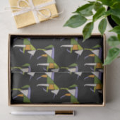 Mid Century Modern Abstract Unicorn Tangram Animal Tissuepapier (Geschenk)