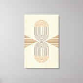 Mid-Century Modern Abstract Wall Art  Canvas Afdruk (Voorkant)