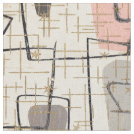 Mid Century Modern Abstracte fabric Stof