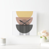 Mid Century Modern Acrylic Wall Clock Vierkante Klok (Huis)