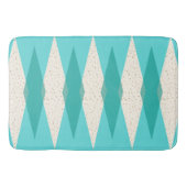Mid Century Modern Argyle Bath Mat (Voorkant)