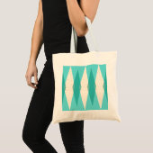Mid Century Modern Argyle Canvas tas (Voorkant (product))