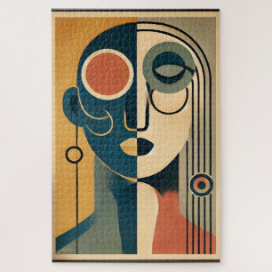 Mid Century Modern Art Abstract non-conforming Legpuzzel