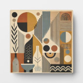 Mid Century Modern Art Herfst Oogst Fotoplaat (Voorkant)