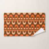 Mid-Century Modern Atomic Rits Patroon Bad Handdoek (Handdoek)