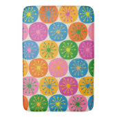 Mid Century Modern Atomic Stippen Fun Retro Patter Badmat (Voorkant Verticaal)