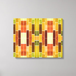 Mid Century Modern Autumn Craftsman Canvas Afdruk