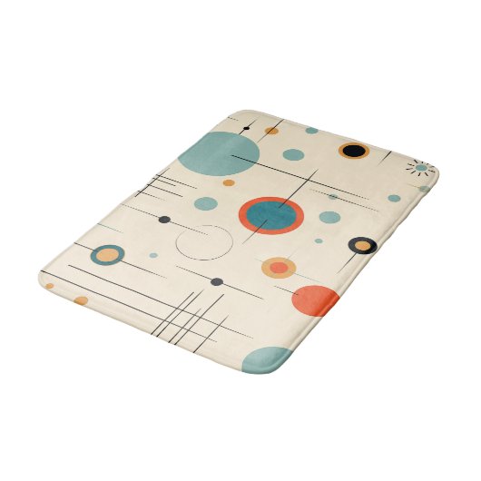 Mid Century Modern Badmat (Gekanteld)