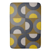 Mid-Century Modern Bronze Mustard Thunder Badmat (Voorkant Verticaal)