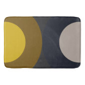 Mid-Century Modern Bronze Mustard Thunder Badmat (Voorkant)