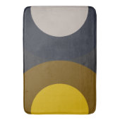 Mid-Century Modern Bronze Mustard Thunder Badmat (Voorkant Verticaal)