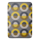 Mid-Century Modern Bronze Mustard Thunder Badmat (Voorkant Verticaal)