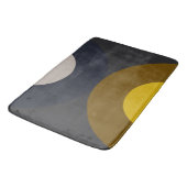 Mid-Century Modern Bronze Mustard Thunder Badmat (Gekanteld)