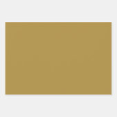 Mid-Century Modern Bronze Mustard Thunder Inpakpapier Vel (Voorkant)