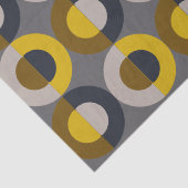 Mid-Century Modern Bronze Mustard Thunder Tissuepapier (Detail)