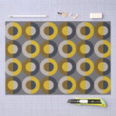 Mid-Century Modern Bronze Mustard Thunder Tissuepapier (Craft)