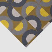 Mid-Century Modern Bronze Mustard Thunder Tissuepapier (Detail)