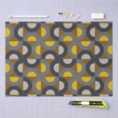 Mid-Century Modern Bronze Mustard Thunder Tissuepapier (Craft)