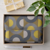 Mid-Century Modern Bronze Mustard Thunder Tissuepapier (Geschenk)