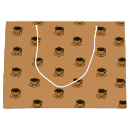 Mid Century Modern Bruin Gezellige Koffie Cup Groot Cadeauzakje