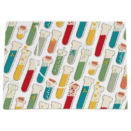 Mid Century Modern Chemistry Test Tube Stripe Groot Cadeauzakje