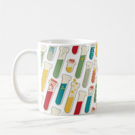 Mid Century Modern Chemistry Test Tube Stripe Koffiemok