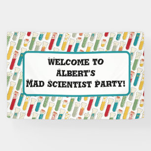 Mid Century Modern Chemistry Test Tube Stripe Spandoek