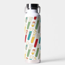 Mid Century Modern Chemistry Test Tube Stripe