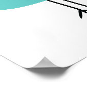 Mid Century Modern Chick Baby Nursery Art Poster (Hoek)