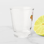 Mid Century Modern Christmas Snoep Martini Shot Glas (Links)