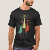 Mid Century Modern Christmas T-shirt (Voorkant)