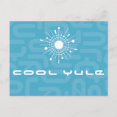 Mid Century Modern 'Cool Yule' MOD Kerstmis Feestdagenkaart (Voorkant)