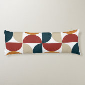 Mid-Century Modern Copper Firefly Lichaamskussen (Achterkant)