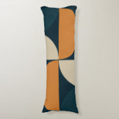 Mid-Century Modern Copper Firefly Lichaamskussen (Voorkant Verticaal)