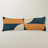 Mid-Century Modern Copper Firefly Lichaamskussen (Voorkant)