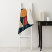 Mid-Century Modern Copper Firefly Sherpa Deken (In situ)