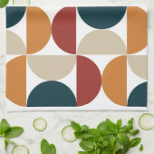 Mid-Century Modern Copper Firefly Theedoek (Gevouwen)