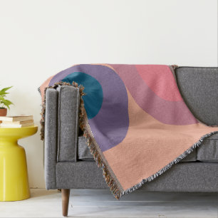 Mid-Century Modern Coral Zee Deken