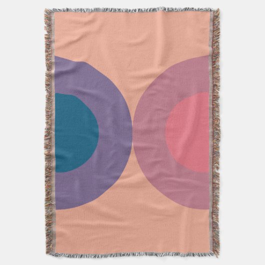 Mid-Century Modern Coral Zee Deken (Voorkant Verticaal)