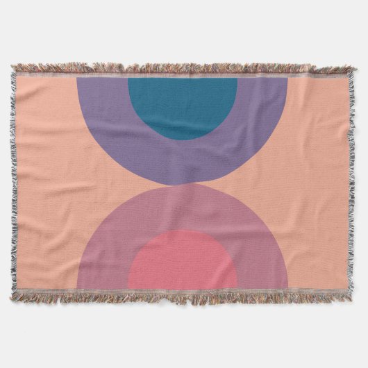 Mid-Century Modern Coral Zee Deken (Voorkant)