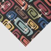 Mid Century Modern Cosmic Galaxies Tissuepapier (Detail)