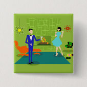Mid Century Modern Couple Button (Voorkant)